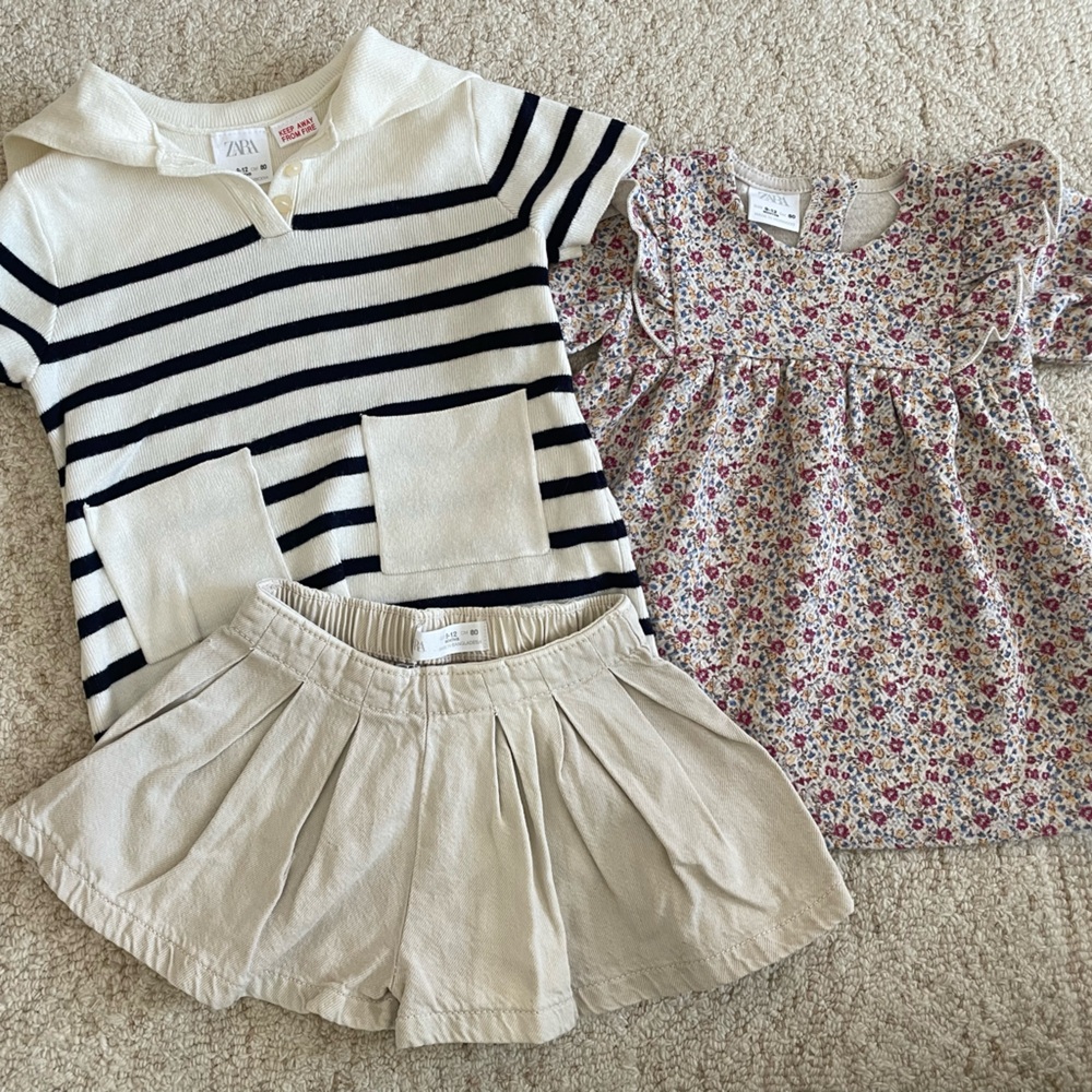 Zara clothes 9-12 months